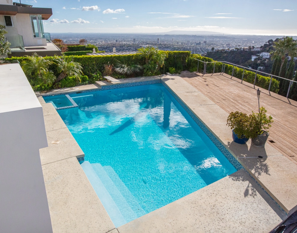 Los Angeles, CA | Pool remodel by Moda Outdoor Living - Photo 11