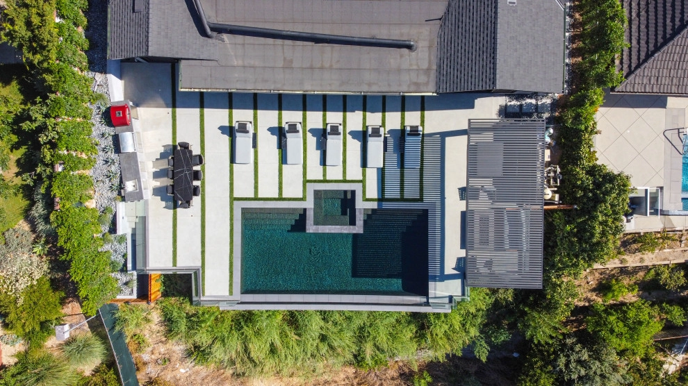 Sherman Oaks | Hillside Backyard & Pool Construction by Moda Outdoor Living - Photo 9