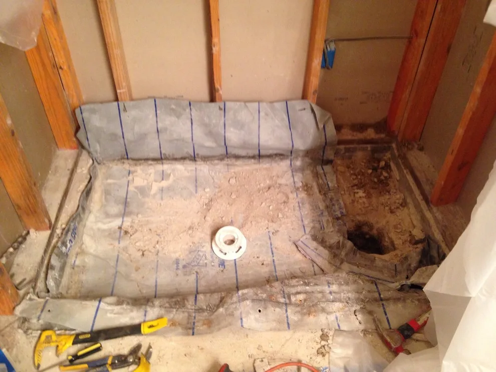 Crosby Shower Base Liner Replacement by Plumbing By JRS - Photo 5