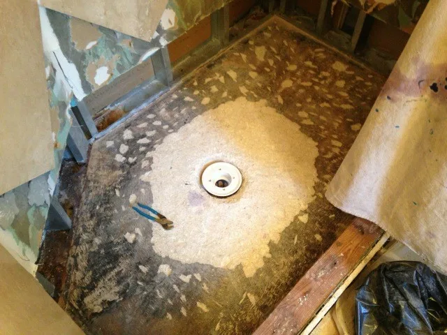 Shower Pan Leak Assessment and Replacement by Prestige Plumbing Services Inc. - Photo 2