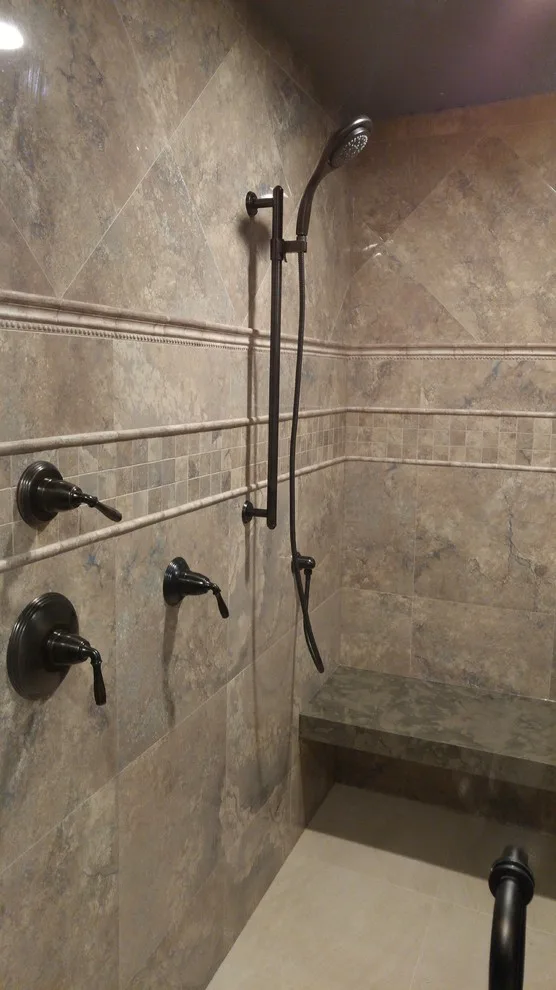 Black Diamond Bathroom Renovation by C Les Plumbing LLC - Photo 3