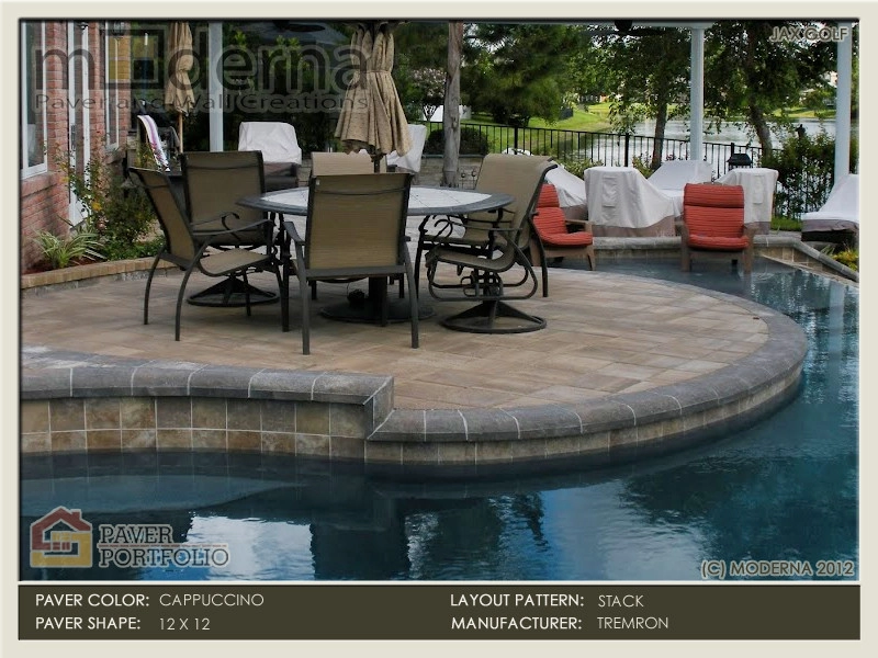 Jacksonville Area Paver Backyards by Moderna Pavers Jacksonville Florida - Photo 5