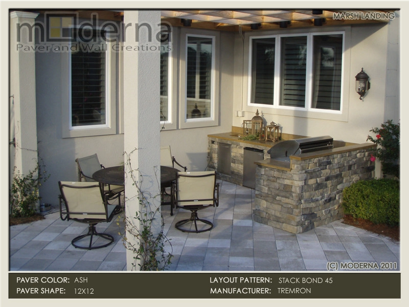 Jacksonville Area Paver Backyards by Moderna Pavers Jacksonville Florida - Photo 4