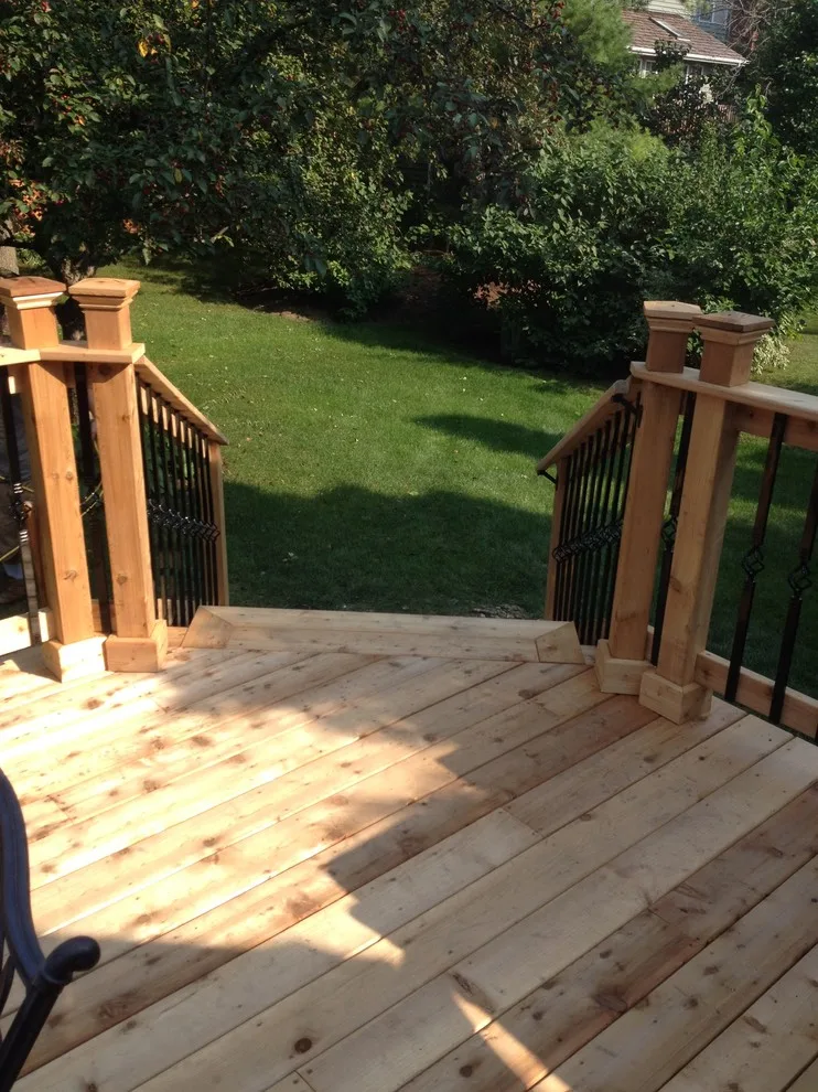 Cedar Deck in Libertyville by Countryside Plumbing Sewer And Septic - Photo 3