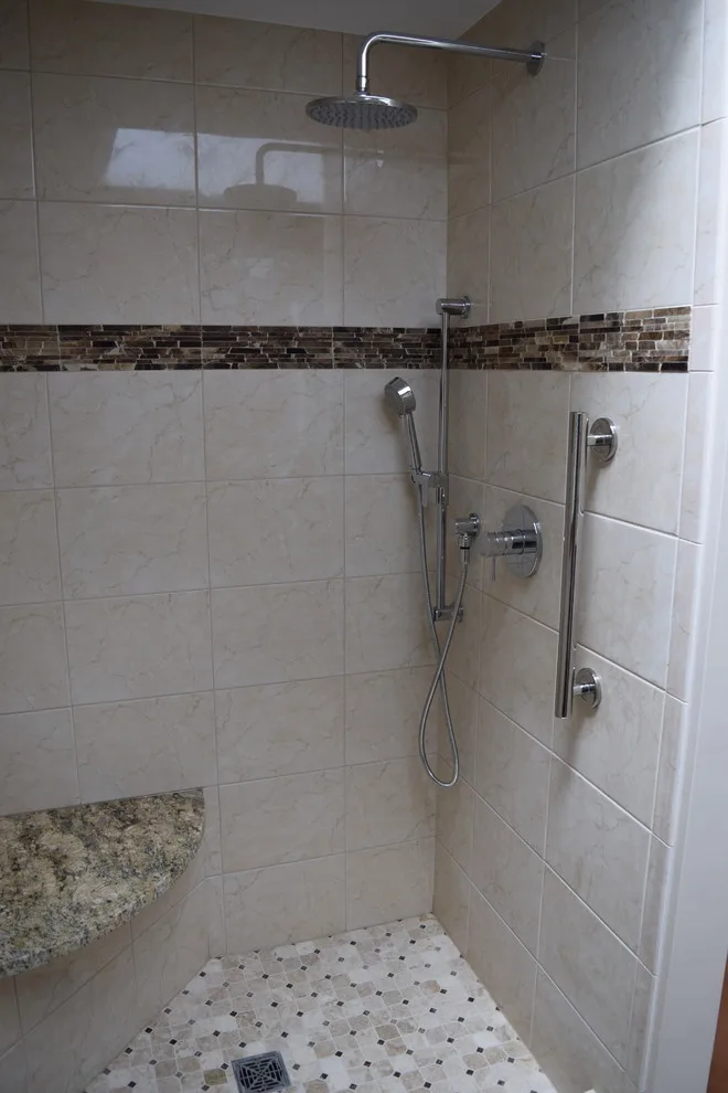 Shower Conversion from Master Bathtub in Sharon by Efficiency Plumbing & Remodeling, INC - Photo 6