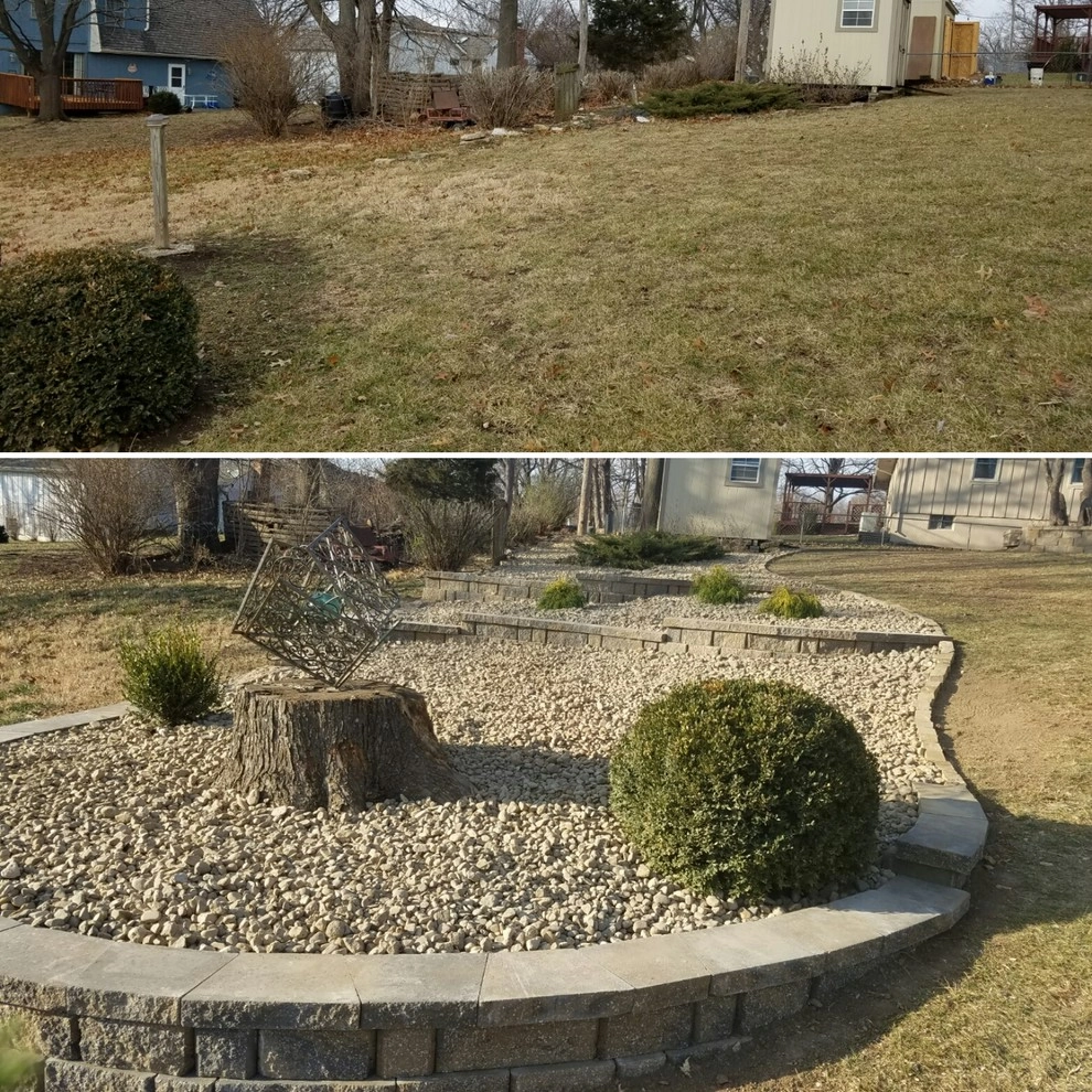 Terrace Wall Rock Garden by Monumental Lawn & Outdoor LLC - Photo 2