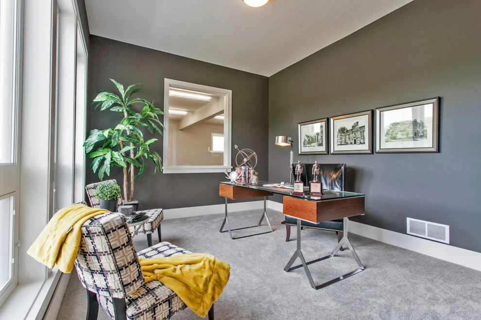 Contemporary Home Office | Minnetonka, MN by Laurie Mattson Interiors - Photo 14
