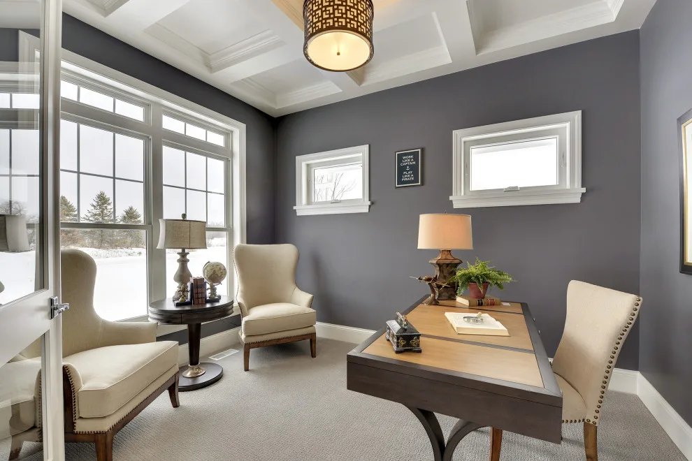 Contemporary Home Office | Minnetonka, MN by Laurie Mattson Interiors - Photo 10