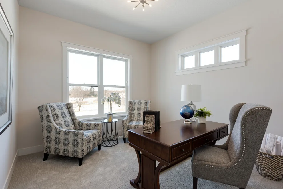 Contemporary Home Office | Minnetonka, MN by Laurie Mattson Interiors - Photo 5