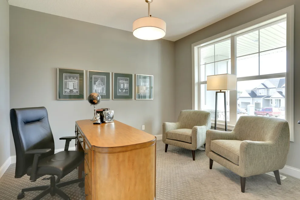 Contemporary Home Office | Minnetonka, MN by Laurie Mattson Interiors - Photo 2