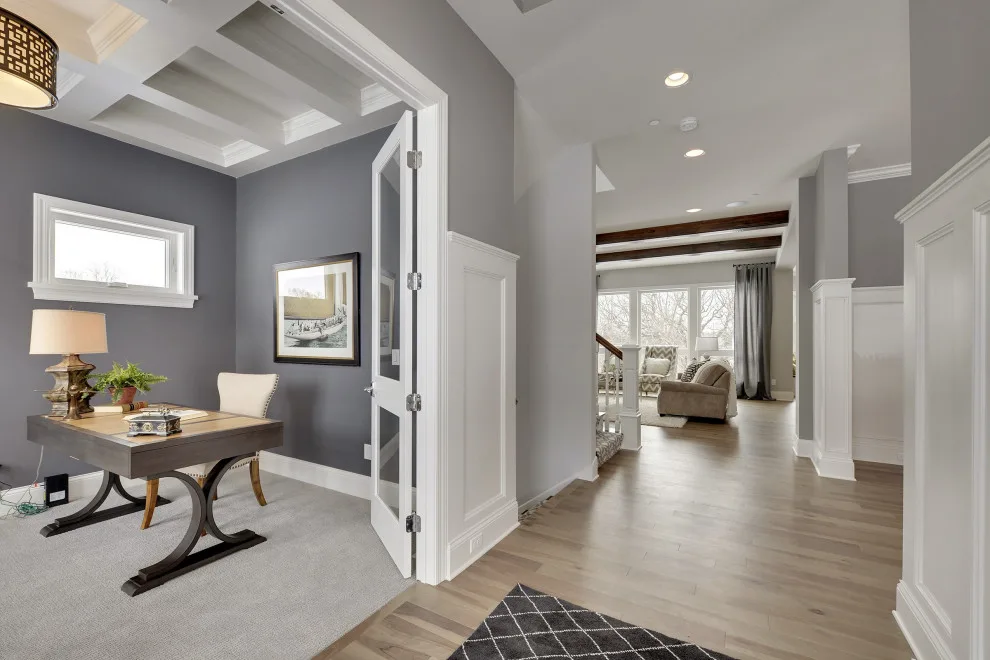 Contemporary Home Office | Minnetonka, MN by Laurie Mattson Interiors - Photo 6