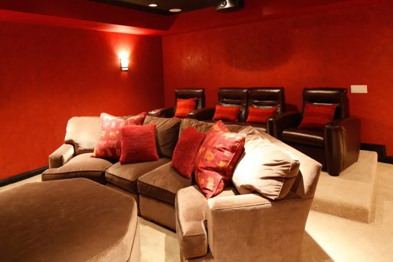Basement Home Theater Renovation by Interior Design Concepts - Photo 2