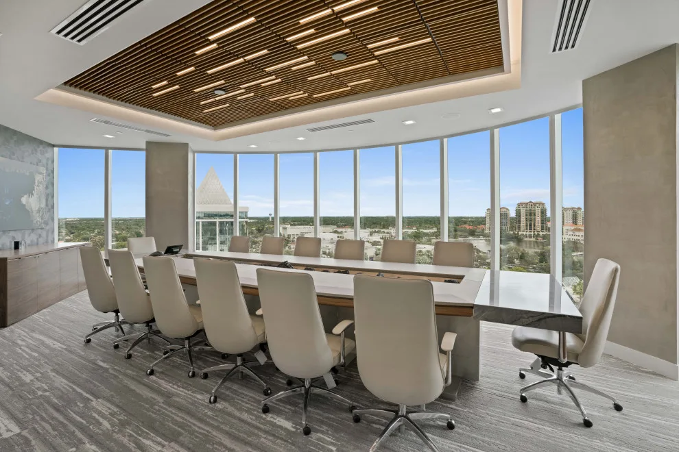 Industrial Elegance Workspace by South Trace Interiors - Photo 2