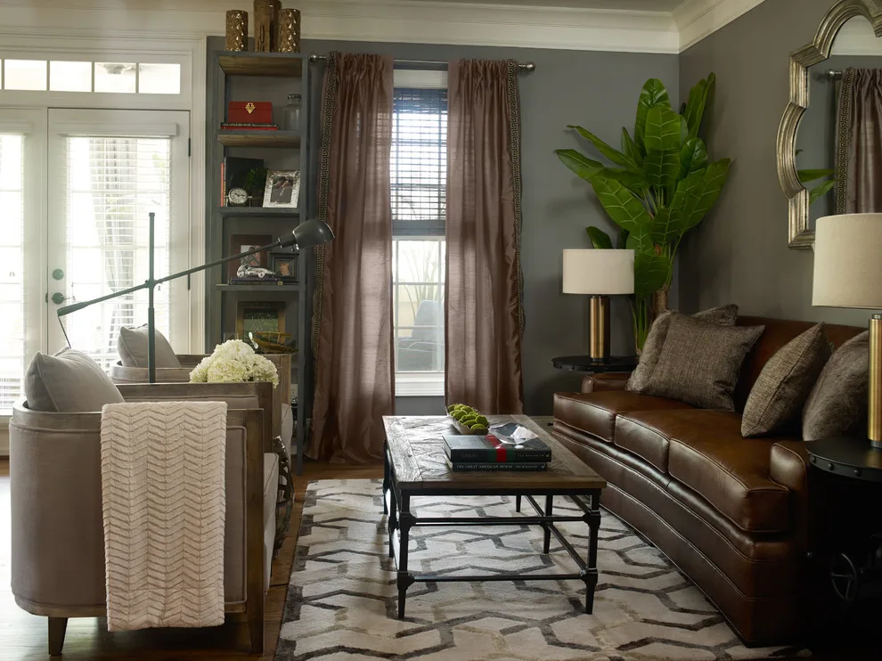 Masculine Townhome Interior Design in Atlanta, GA by John McClain Design - Photo 8