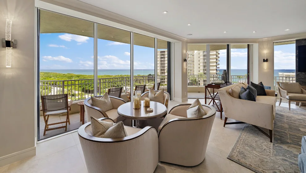Jupiter Island Upscale Skyscraper by Denise Stringer Interior Design - Photo 11