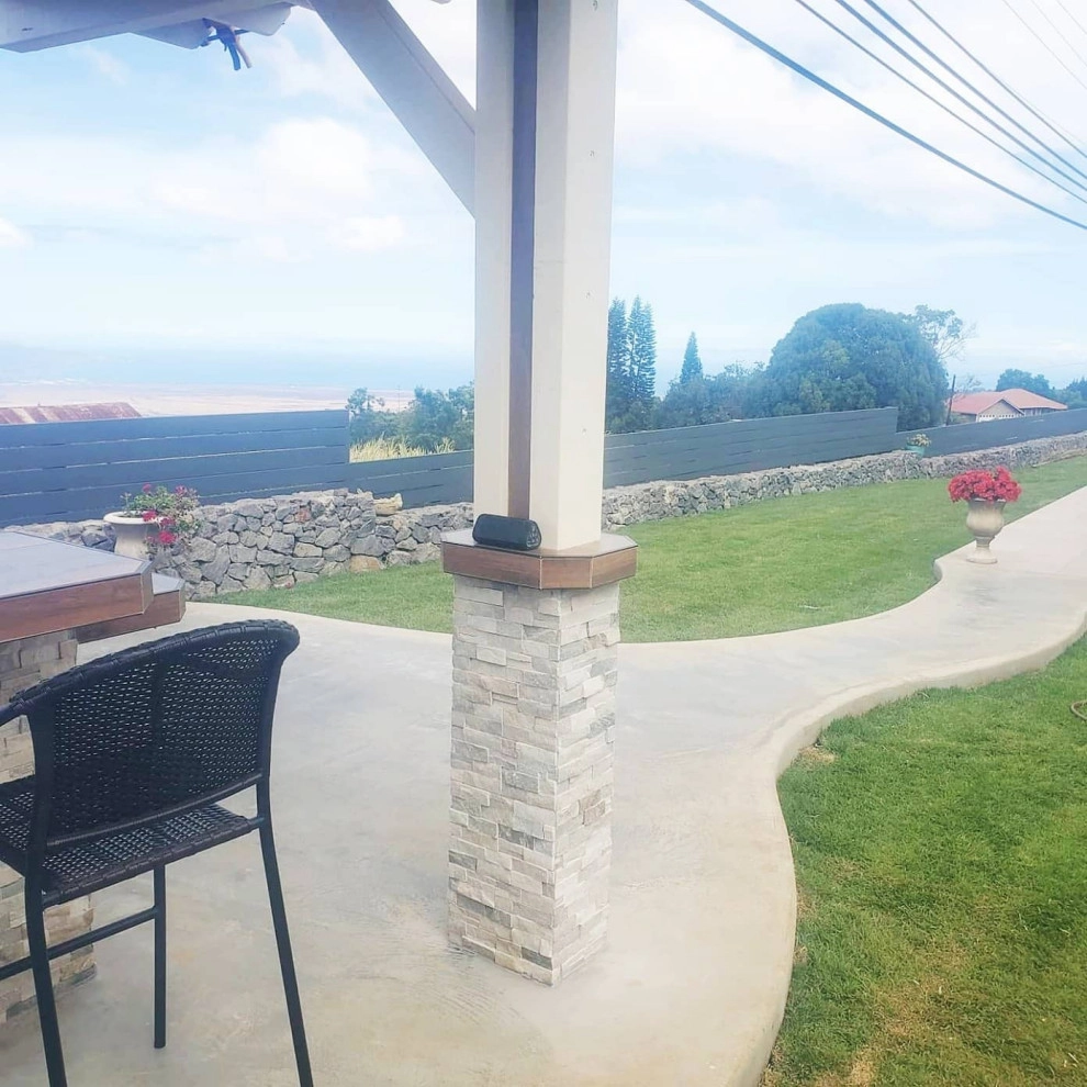 outdoor kitchen design and installation by Natur Landscape Creations - Photo 11