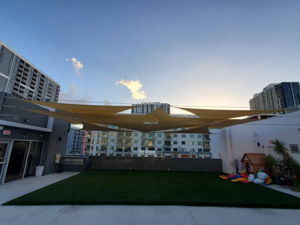 Rooftop Shade Sail Design by Natur Landscape Creations - Photo 2