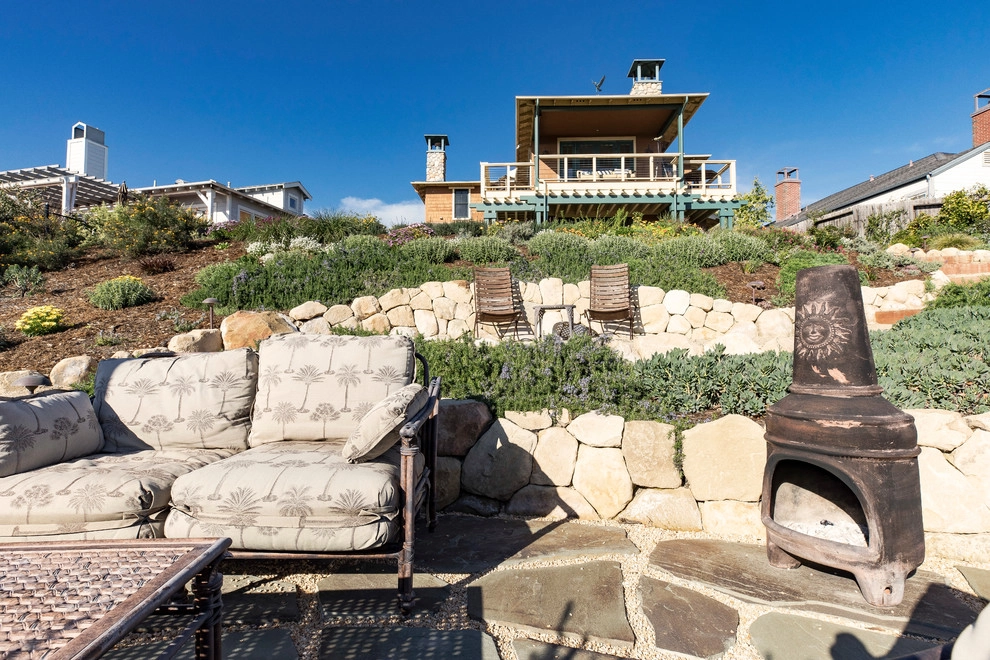 Summerland Beach Terraced Landscape by Natural Concepts Landscaping Contractors - Photo 7