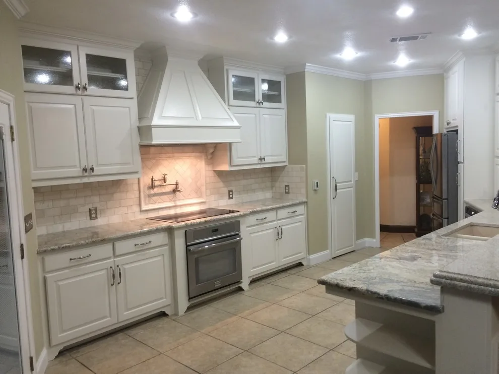 White Kitchen Cabinet Revamp by Design By Kimberly Vaughan - Photo 2