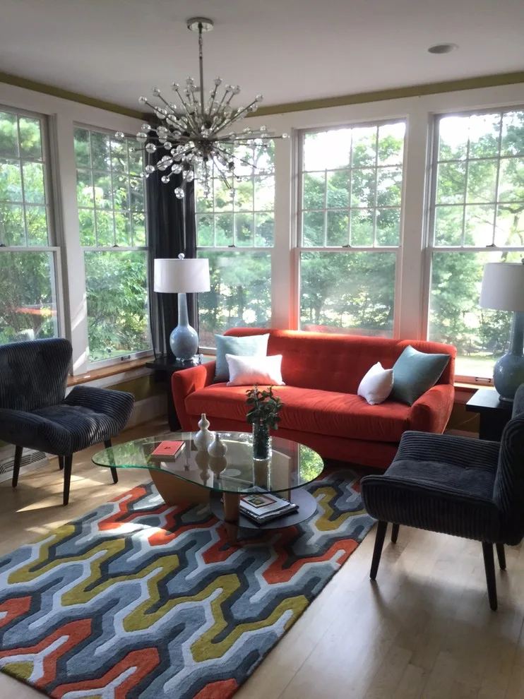 Midcentury Modern Kitchen Lounge Space by Monica Lukas Design - Photo 11