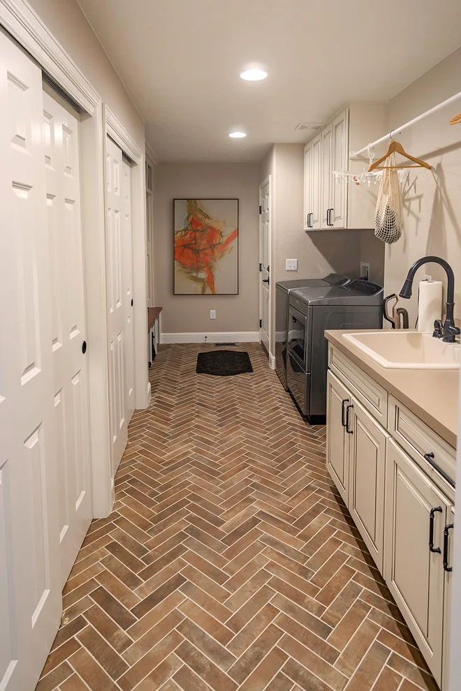 Loveland Lake Laundry and Entrance Renovation by Meredith Parrish Design, Llc - Photo 5