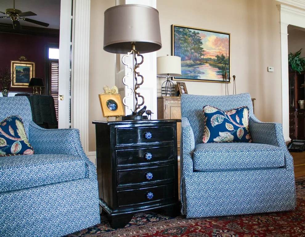 Lake Murray Living Room Makeover by Amy Spencer Interiors - Photo 6