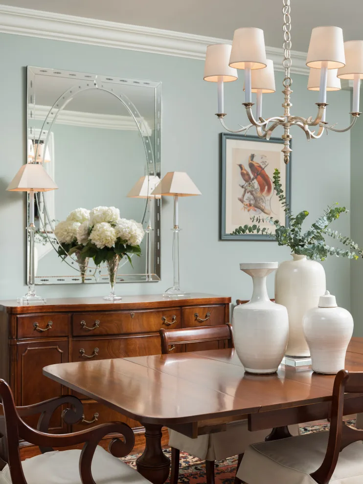 Lakeside Heavenly Dining Area by Mary Norris Interiors - Photo 3