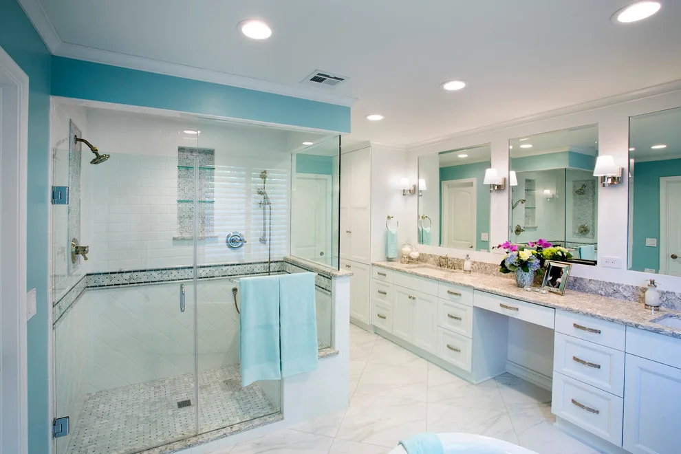 Lakepoint Opulent Master Bath by Megan McGraw Interior Design - Photo 11