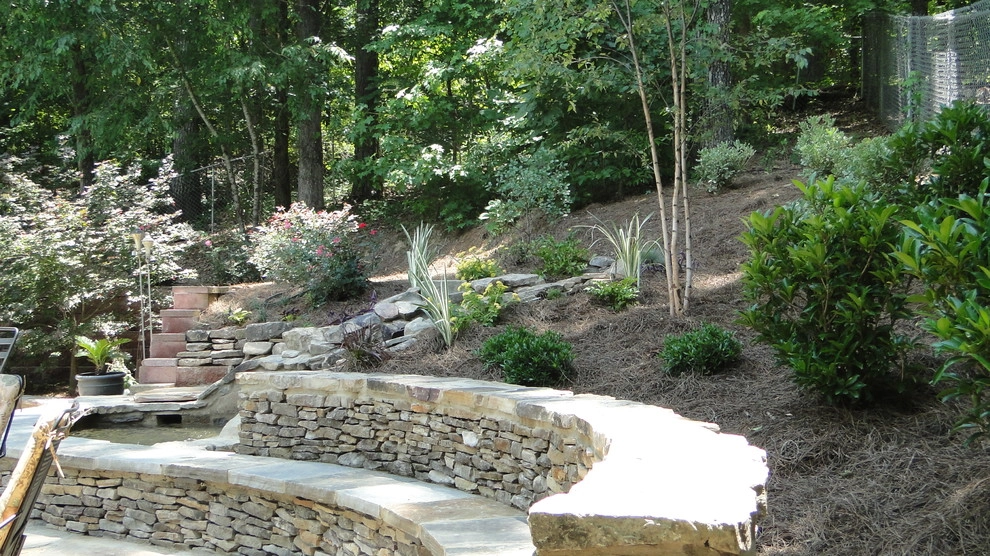 Stone Bench Wall by Nature One Landscape Design - Photo 9