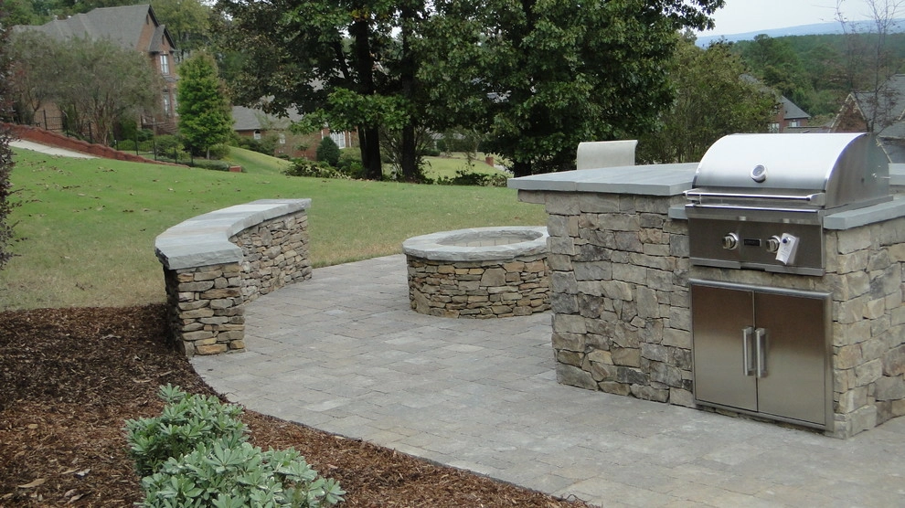 Stone Bench Wall by Nature One Landscape Design - Photo 8