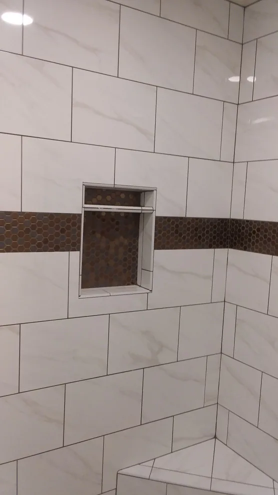 Lewiston Normal Hill restroom renovation by SKD Interiors LLC - Photo 3