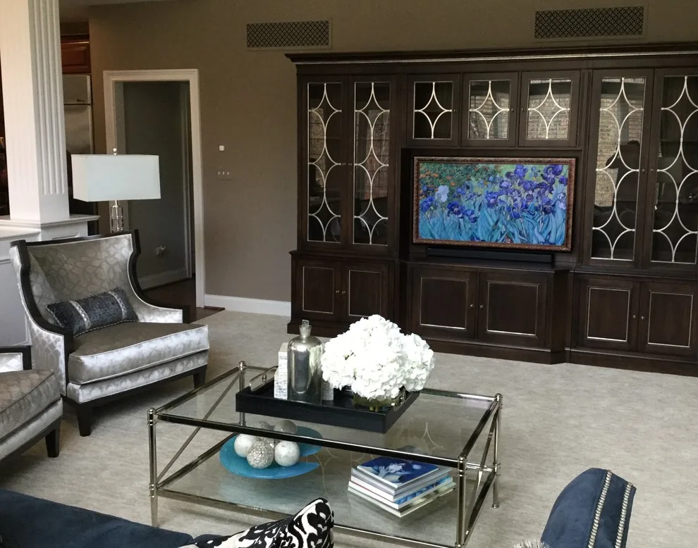 Illuminated, Cinematic & Stylish Living Space by Kelly Simkovich At Main Line Sound & Video - Photo 3