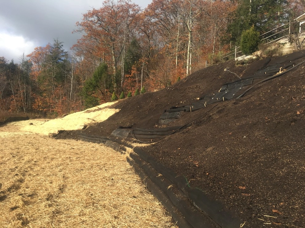 Filtrexx Hillside Retention/Erosion Control Project by Nature Works Land Care Inc. - Photo 5