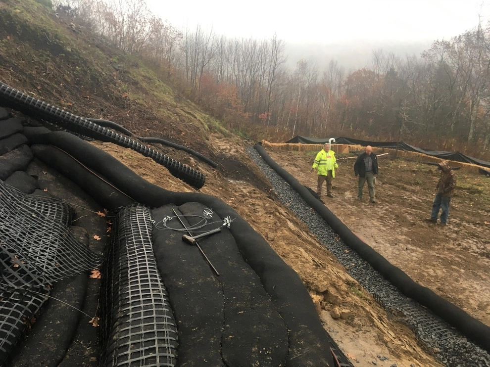 Filtrexx Hillside Retention/Erosion Control Project by Nature Works Land Care Inc. - Photo 3