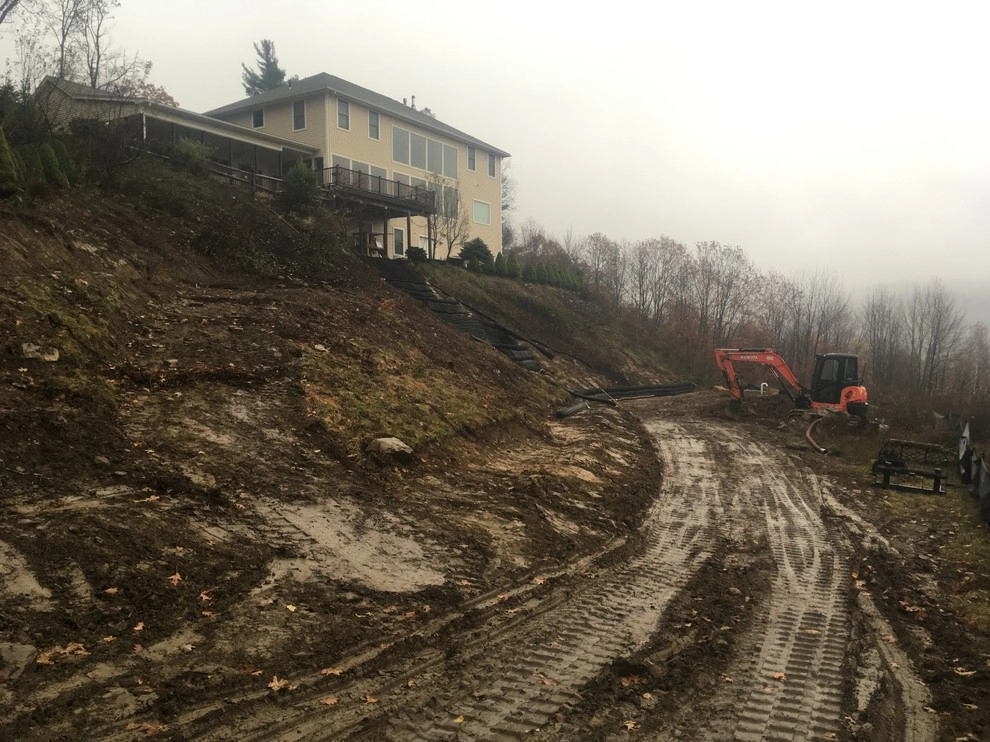 Filtrexx Hillside Retention/Erosion Control Project by Nature Works Land Care Inc. - Photo 2
