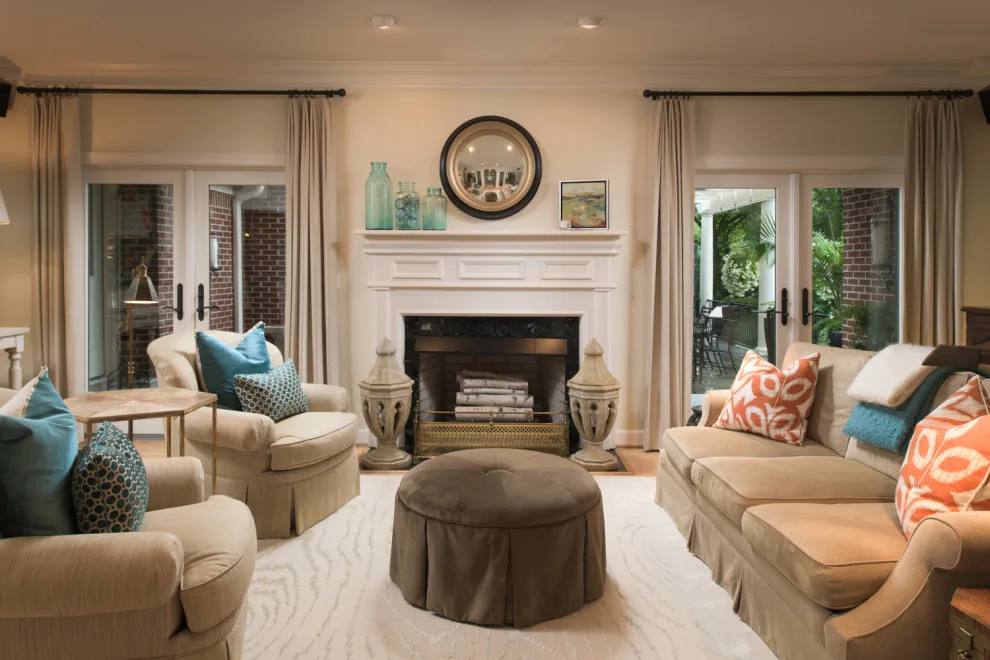 Vibrant Lounge Space by Mary Norris Interiors - Photo 2