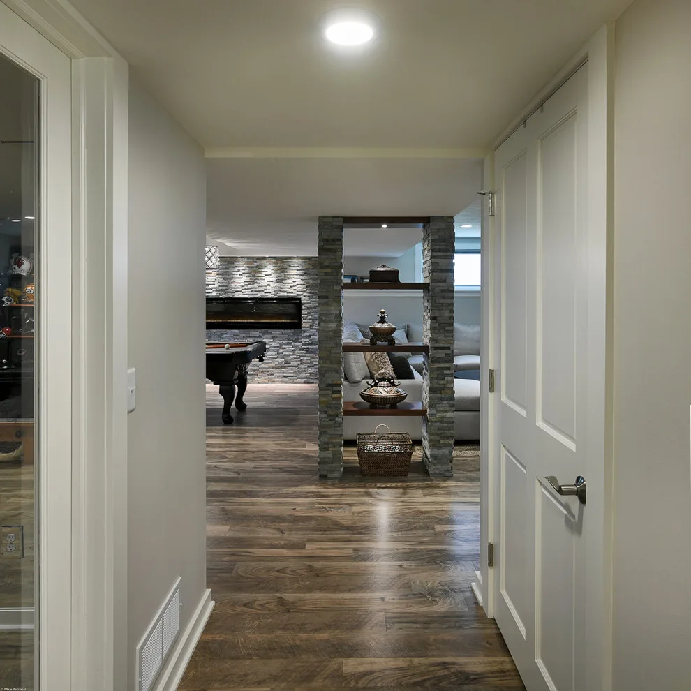 Elegant Basement Area by Vault Interiors & Design, LLC - Photo 3