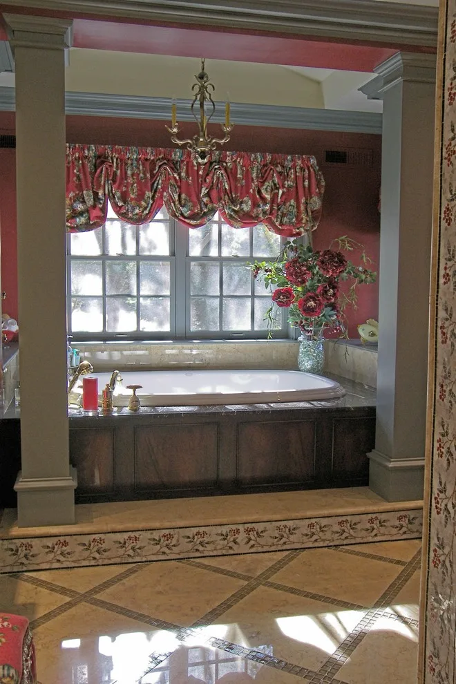 Williamsburg-style house master bathroom expansion by Salt Creek Interior Design LLC - Photo 2