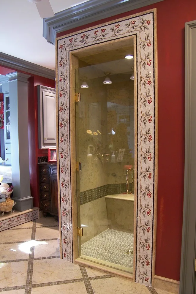 Williamsburg-style house master bathroom expansion by Salt Creek Interior Design LLC - Photo 3