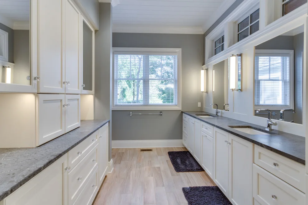 Primary bathroom in Maryland by L B Interiors LLC - Photo 2