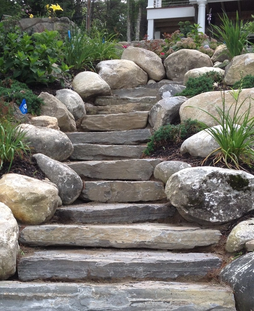 Stone Staircases by New England Landscapes, Inc. - Photo 6
