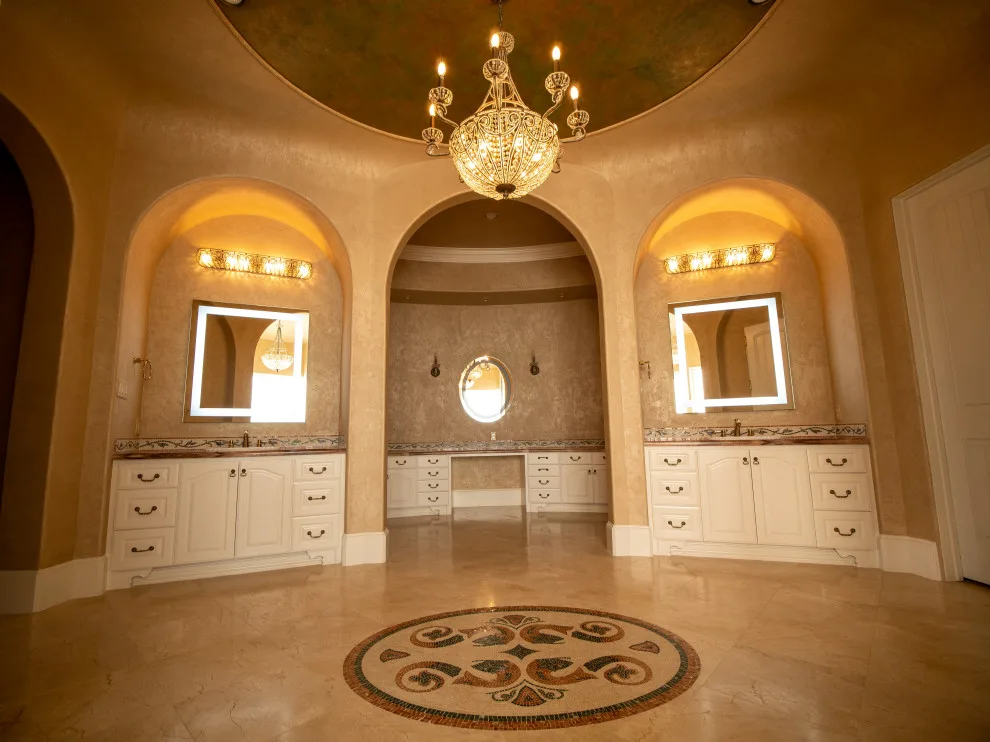 Mediterranean New Build - Master Bathroom by Miralia Design Group - Photo 7