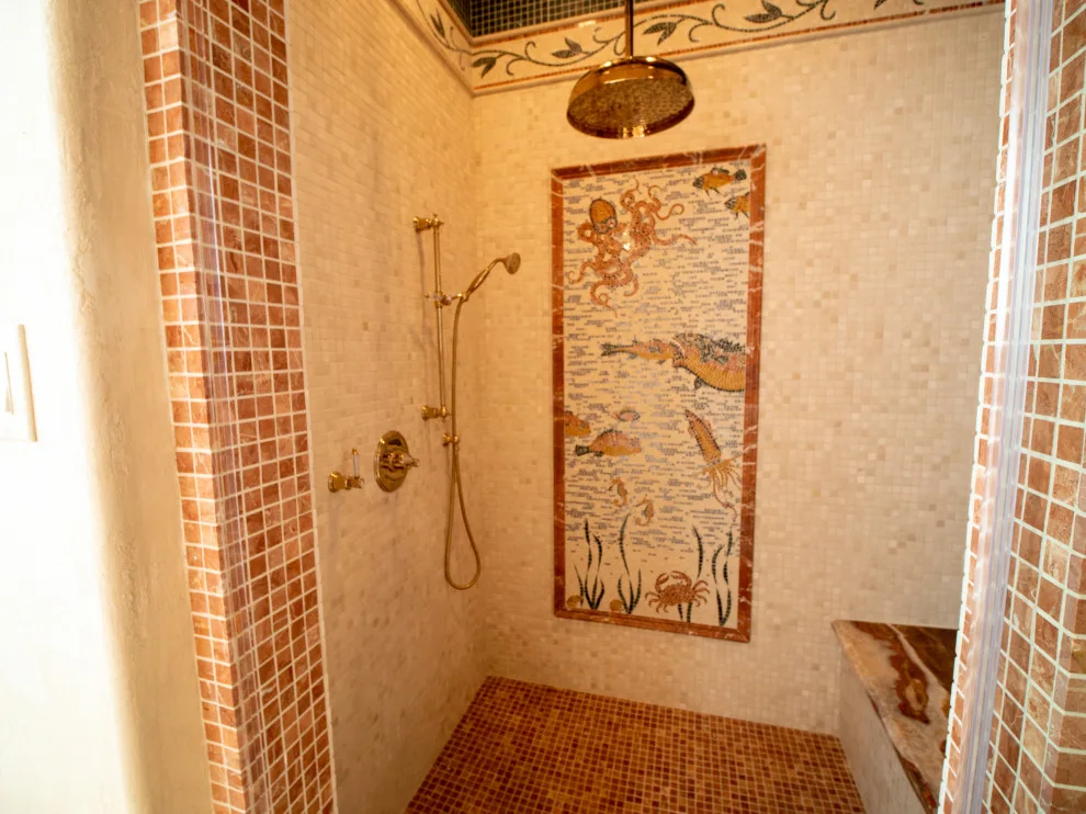 Mediterranean New Build - Master Bathroom by Miralia Design Group - Photo 4
