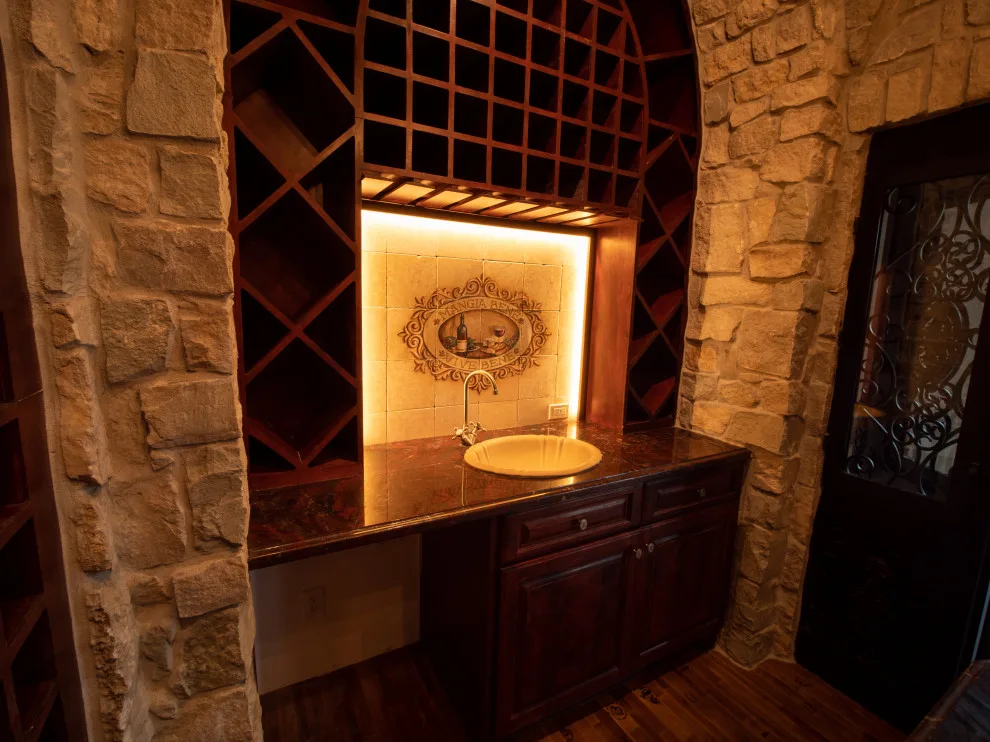 Mediterranean New Build - Wine Cellar by Miralia Design Group - Photo 5