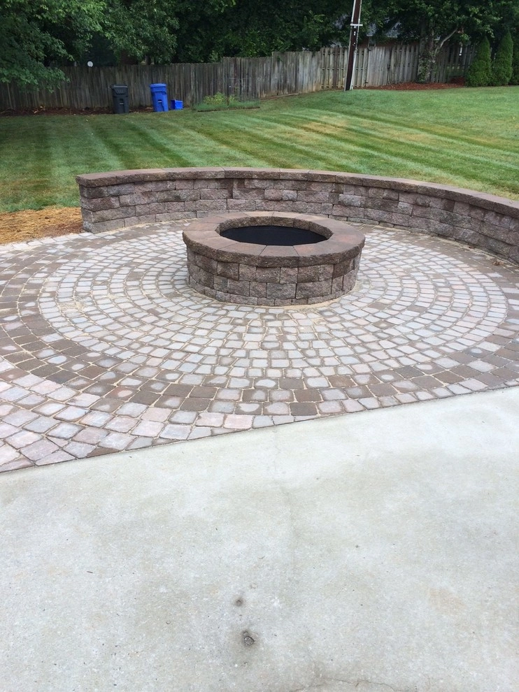 Paver Patio w/ Fire Pit & Seating Wall by New Garden Landscaping & Nursery - Photo 3