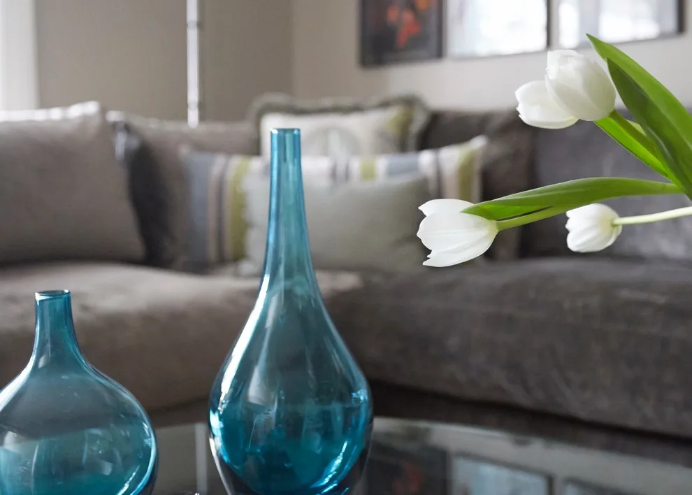 Eclectic Living Room with Mid-Century Style by A. Klein Interior Design LLC - Photo 6
