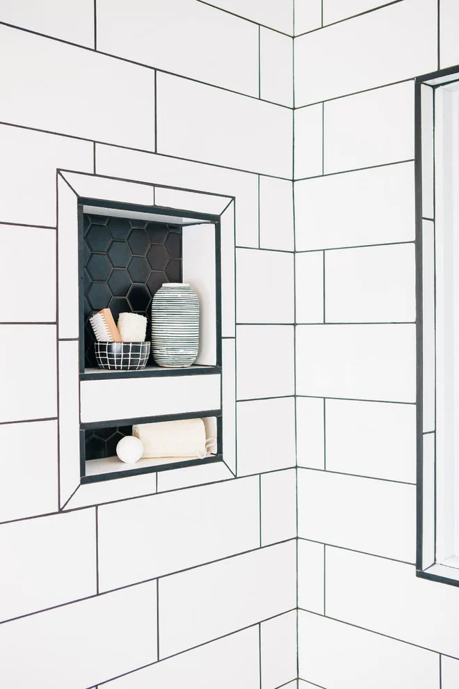 Retro Modern Bathroom by The Whitley Co. Interiors - Photo 12