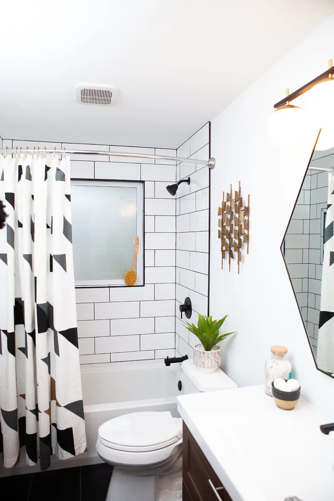 Retro Modern Bathroom by The Whitley Co. Interiors - Photo 10