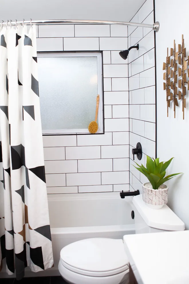 Retro Modern Bathroom by The Whitley Co. Interiors - Photo 11