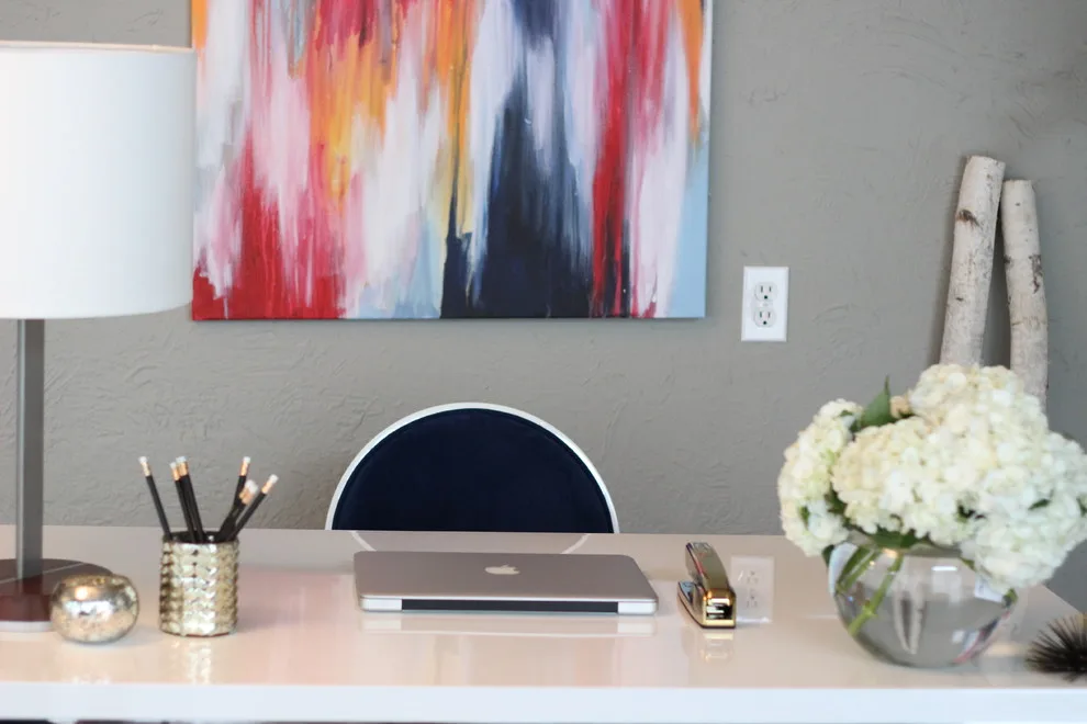 Mid-Century Modern Workspace by Crystal Spriggs Brockwell Designs - Photo 10